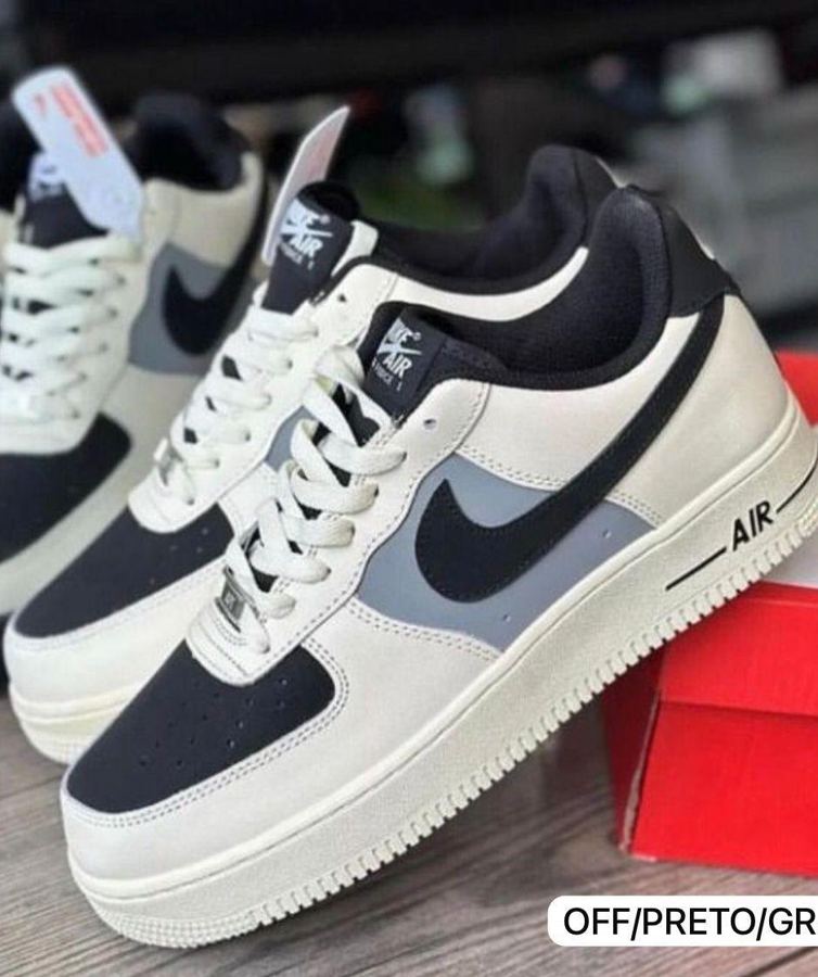 AIR FORCE 1 CREAM AND GREY